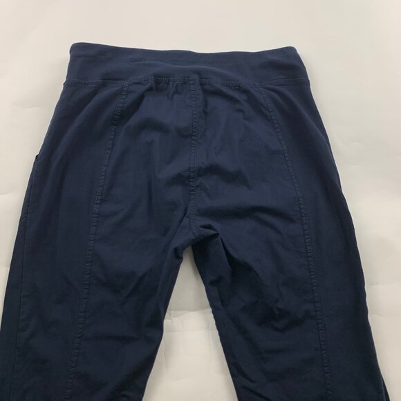 XCVI Wearables Navy Blue Knit Waist Slim Leg Pant S - Picture 6 of 6